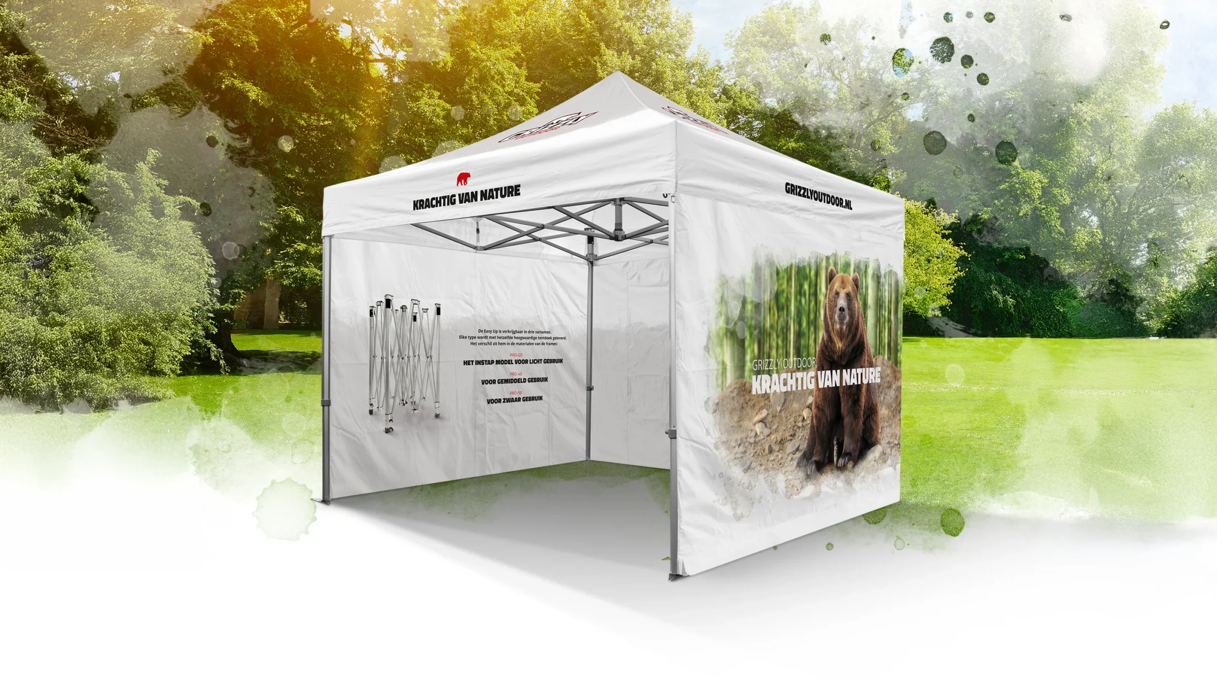 Tandem-Grizzly-tent-veld